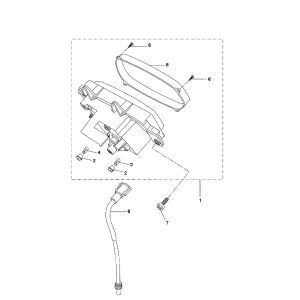 Tacho 2 Yamaha Bw's 2-Takt