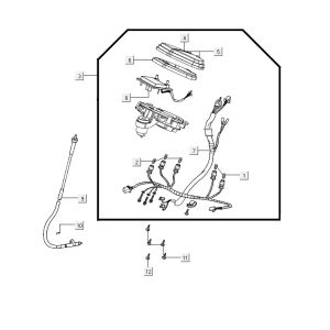 Tacho AGILITY 16+ 4T 200i Mattes Metallic-Silber