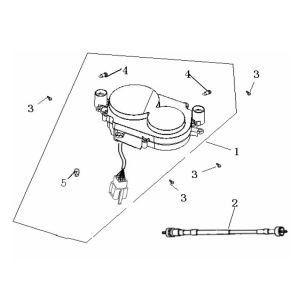 Tacho Generic Ideo weiß 2010 2-Takt