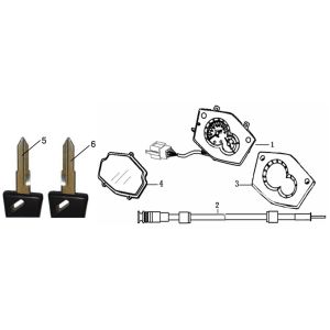 Tacho Generic Xor schwarz 2009 2-Takt