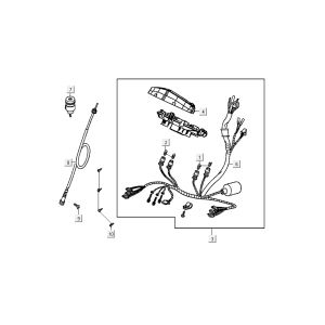 Tacho Kymco Carry 4-Takt schwarz