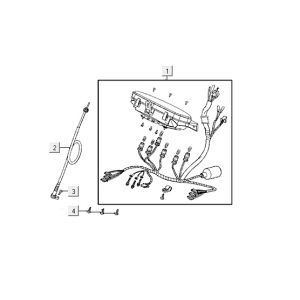 Tacho Kymco VP50 4t ac Eiche Metallic