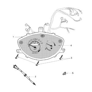 Tacho Peugeot Tweet 4-Takt