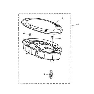 Tacho Yamaha Neos 2-Takt (2003 bis 2008)