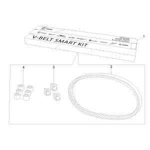 Piaggio Beverly 125 RST 4T 4V IE E3 Getriebesatz 2010-2015 (EMEA)