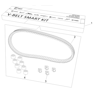 Piaggio MP3 350 Maxi Sports E4 ABS 2018-2020 Getriebesatz (EMEA)