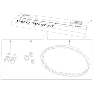 Getriebekit Vespa GTS 250 ie 2005-2016 (ohne ABS)