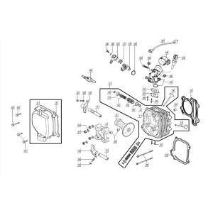 Ventildeckel - Zylinderkopf Kymco Agility City 16 200i