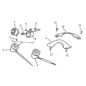 Blinker für Turbho RG50 gelb creme