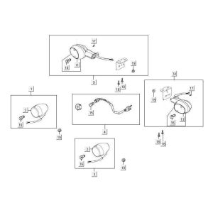 Blinker Kymco Maxxer 90 Schwarz