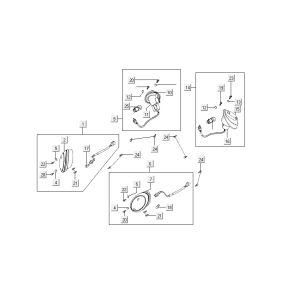 blinker Kymco Sento 4-Takt blau