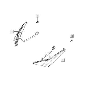 Blinker Kymco Xciting 400i Mattschwarz