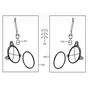 Blinker Neco Borsalino Oro braun