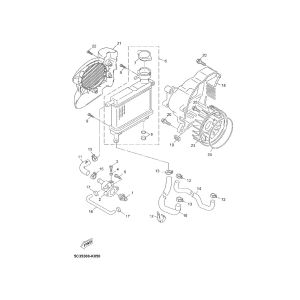 Kühlung des 4-Takts von Yamaha Neo (nach 2008)