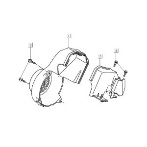 Kühlschrank Kymco ZX 2t Wechselstrom silber-orange