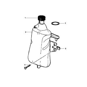Kühlmittelbehälter Gilera Runner 98-2005 2-Takt