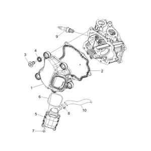 Kopfhaube Gilera Runner 200cc VXR 4-Takt 2006