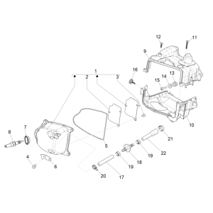 Piaggio Liberty 50 4-Takt-Kopfhaube (IGET Euro 5)