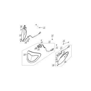 Scheinwerfer - Blinker Kymco Filly 4-Takt silber