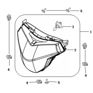 Scheinwerfer China Strada