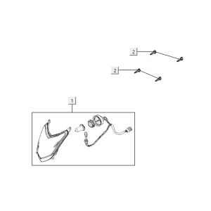 Scheinwerfer Kymco Agility 12 4-Takt 125 blau