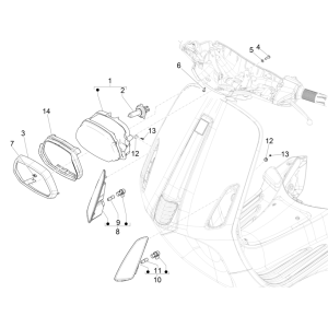 Vespa Sprint 4-Takt-Motor mit 3 Ventilen (Euro4 IGET)