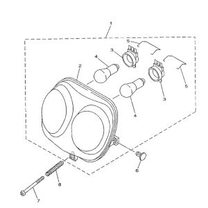 Yamaha Neos 2-Takt-Scheinwerfer (2003 bis 2008)