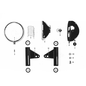 Hauptscheinwerfer Zundapp GTS 50 529-020 tm 023