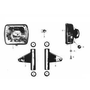 Hauptscheinwerfer Zundapp GTS 50 529-024 tm 029