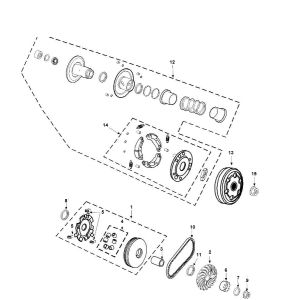 Kupplungsvariator Peugeot Speedfight 3 4-Takt