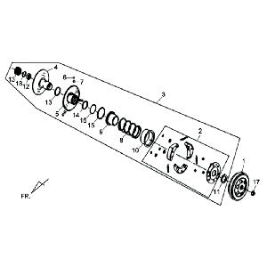 Sym Allo Kupplung (WH871) Champagner