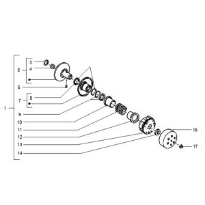Kupplung Gilera Runner 98-2005 2-Takt