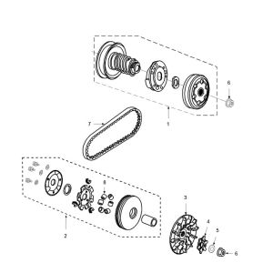 Kupplung Peugeot Ludix pro 2-Takt