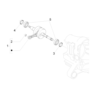 Kurbelwelle Gilera Runner 50 SP 2010-2017