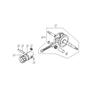 Kurbelwelle Kymco MXU 50