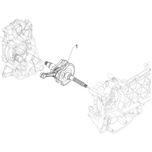 Piaggio Beverly 125 RST 4T 4V IE E3 2010-2015 Kurbelwelle (EMEA)
