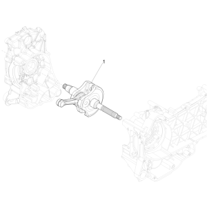 Piaggio Beverly 300 4T 4V HPE ABS E5 2021-2022 Kurbelwelle (EMEA)