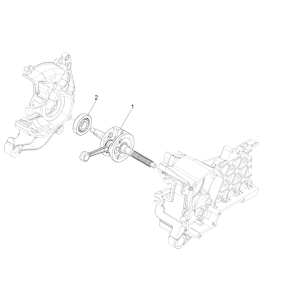 Kurbelwelle Piaggio Liberty 50 4-Takt (IGET Euro 4)