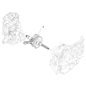 Kurbelwelle Piaggio MP3 300LT Sport 2009-2014