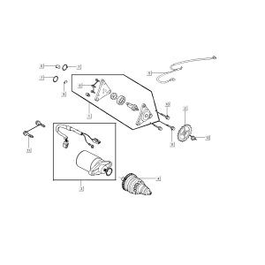 Starten - Ölpumpe Kymco People S 50i E4 Blau