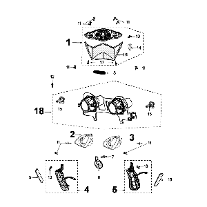 Leicht Peugeot Speedfight 4 4-Takt Rot/Schwarz