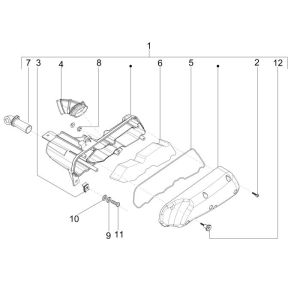 Luftfilter 2 Vespa Sprint 2-Takt