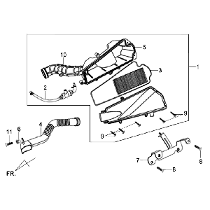Sym Allo Luftfilter (WH871) champagner
