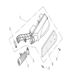 Luftfilter AGM Ape50 braun