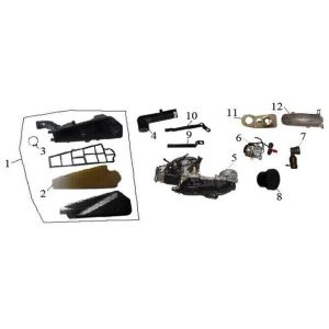 Luftfilter AGM LX weiß