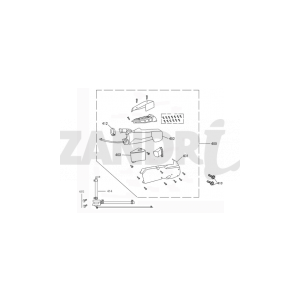 Luftfilter Santini Capri 125cc schwarz