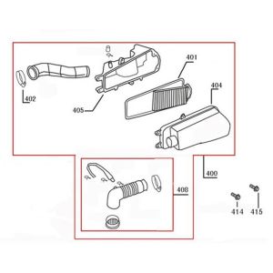 Luftfilter China R8 weiß