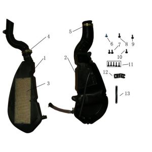 Luftfilter China Touring blau