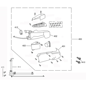 Luftfilter Edwards Maple V50-2 125cc schwarz