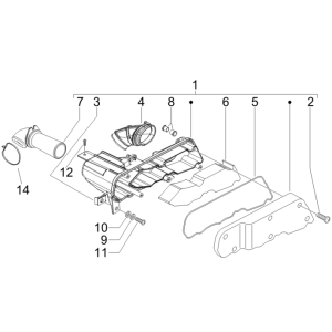Luftfilter Gilera Runner 50 SP 2010-2017